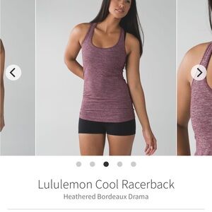 Lululemon cool racerback tank size 4 EUC